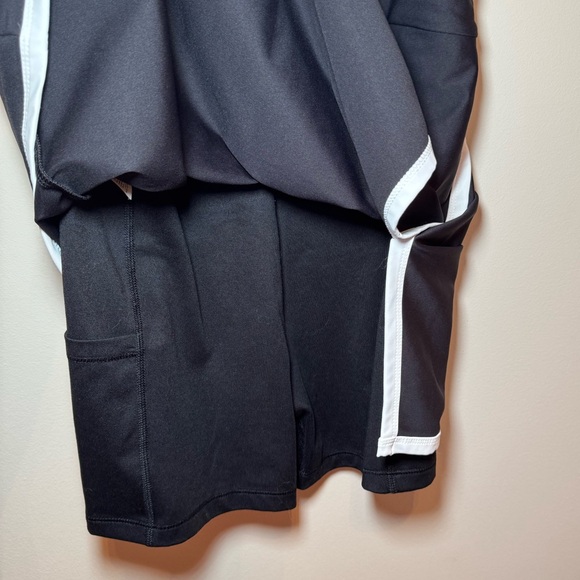 Girl’s Black/White Athletic Dress - Picture 4 of 5